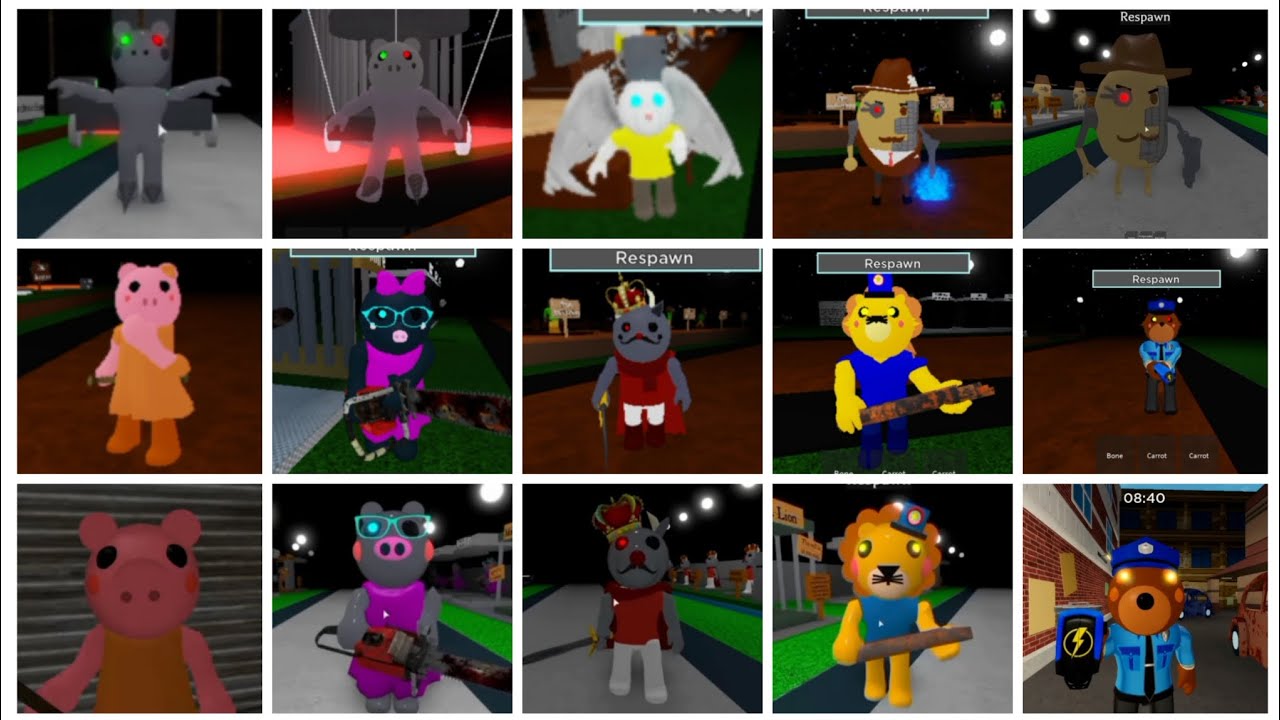 Piggy Custom Remodels Showcase New Bot All Jumpscare Evolution