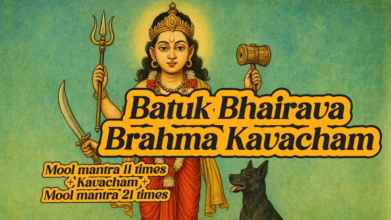 Batuk Bhairav Bramha Kavacham | Powerful Shield of Protection #batukbhairav #bhairav #kalabhairava