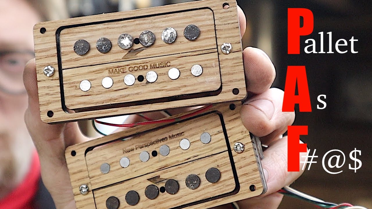 DIY Pallet Wood & Rusty Nail Humbuckers - PAFS (Pallet AF)