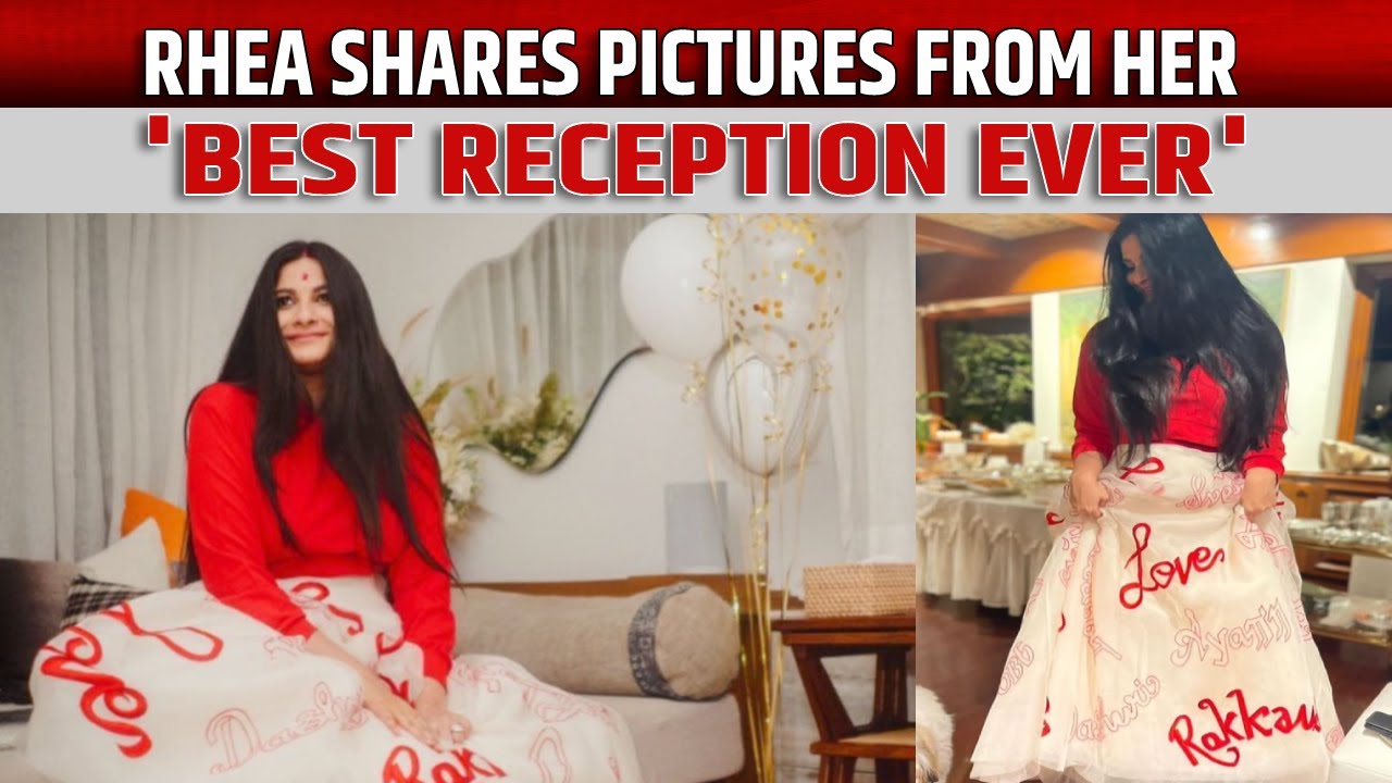 Rhea Kapoor shares pictures from her 'best reception ever'