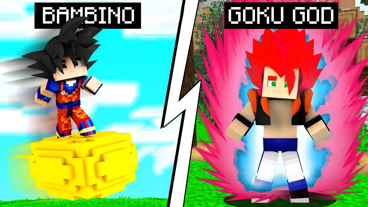 MI TRASFORMO IN UN SUPER SAIYAN GOD SU MINECRAFT - ITA