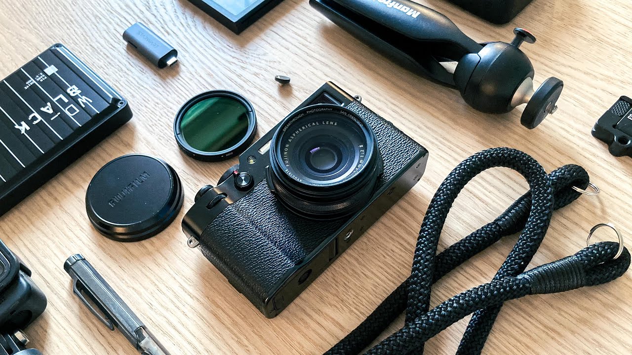 My Fujifilm x100v Accessories (camera strap, soft shutter release, uv filter, etc)