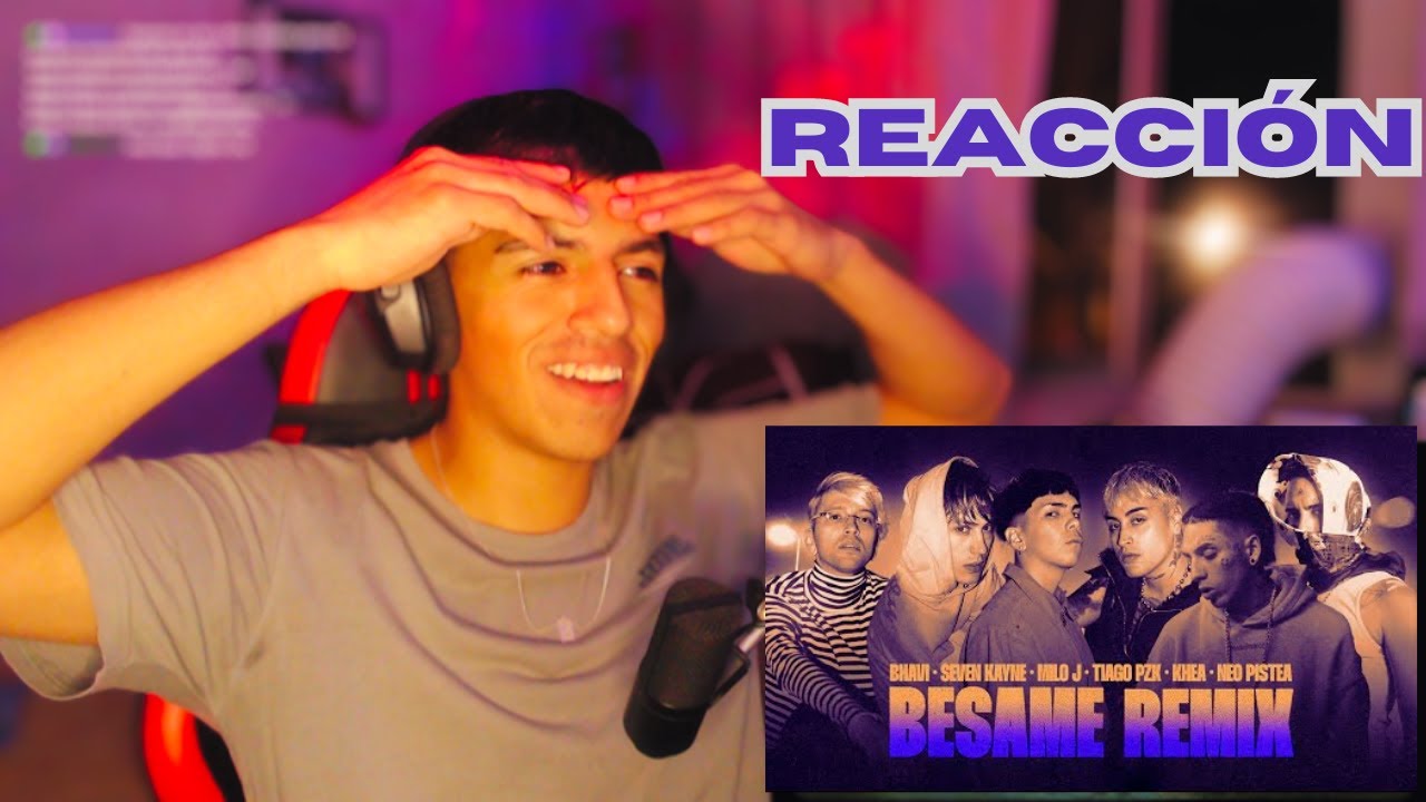 REACCIÓN a BESAME REMIX - BHAVI, SEVEN KAYNE, MILO J, TIAGO PZK, KHEA, NEO PISTEA