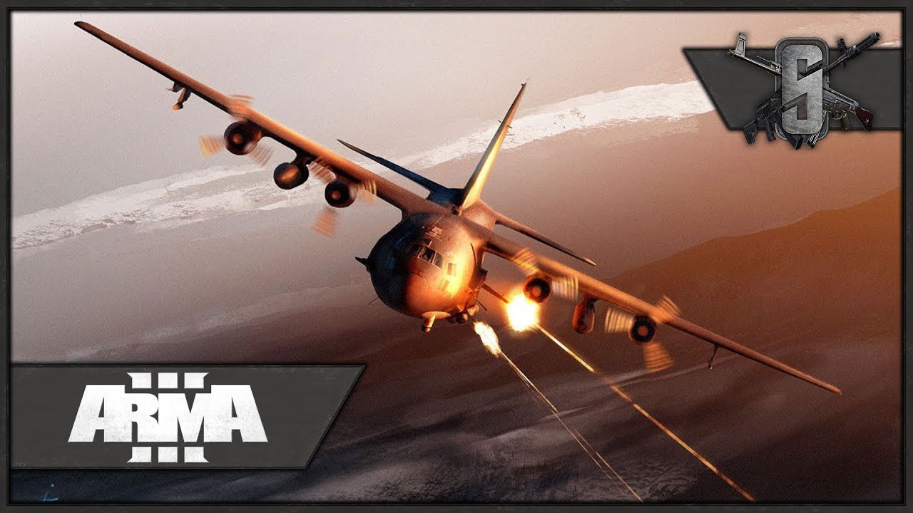 AC-130U Spooky Gunner - ArmA 3 - Close Air Support for SAS Ground-Team