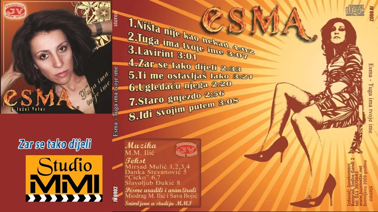 Esma Stranjac i Juzni Vetar - Zar se tako dijeli (Audio 2009)