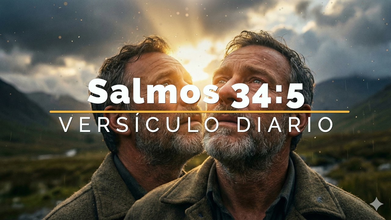¿Te sientes triste o tienes miedo hoy?  Luz en el Valle Oscuro - Versiculo diario: Salmo 34:5