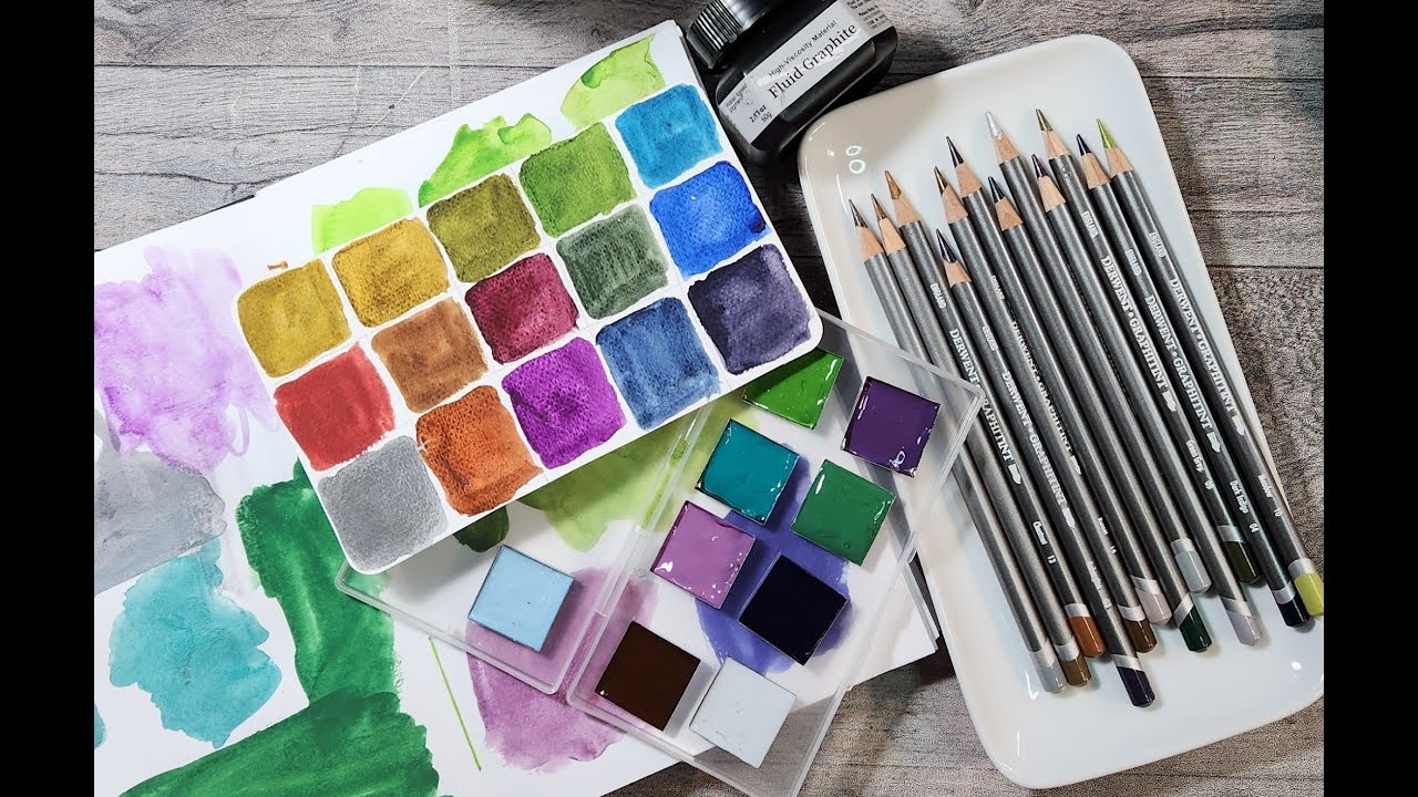 Make Your Own Graphitint-esque Watercolor Paint! + Inexpensive Watercolor Palette Ideas