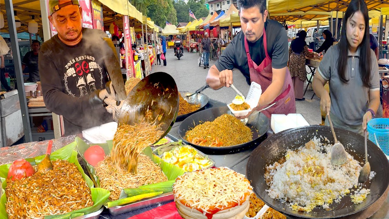 BIGGEST MALAYSIAN STREET FOOD NIGHT MARKET TOUR | 20 MALAYSIAN STREET FOODS YOU MUST TRY IN 2025