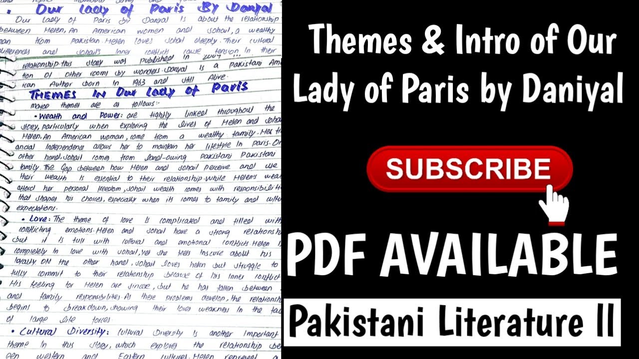 Intro and Themes of Our lady of Paris by Danyal Moeenuddin