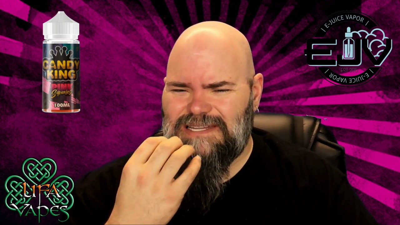 Pink Squares by Candy King E-Juice Review