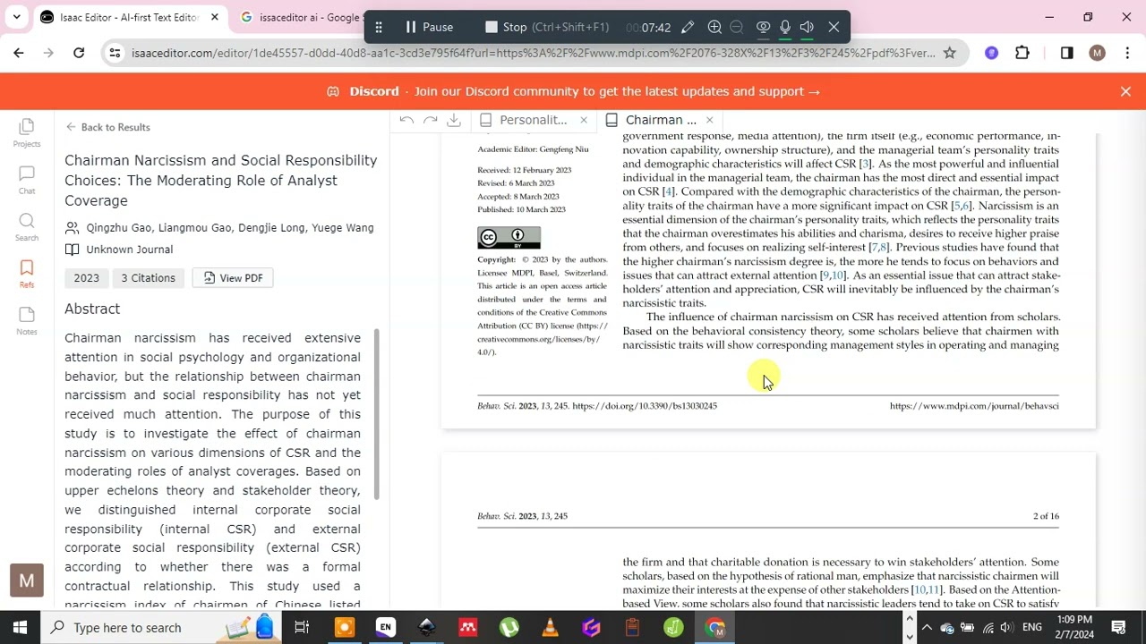 كتابة الإطار النظري والدراسات السابقة بمراجع عربي وإنجليزي في أقل من ساعة باستخدام isaaceditor