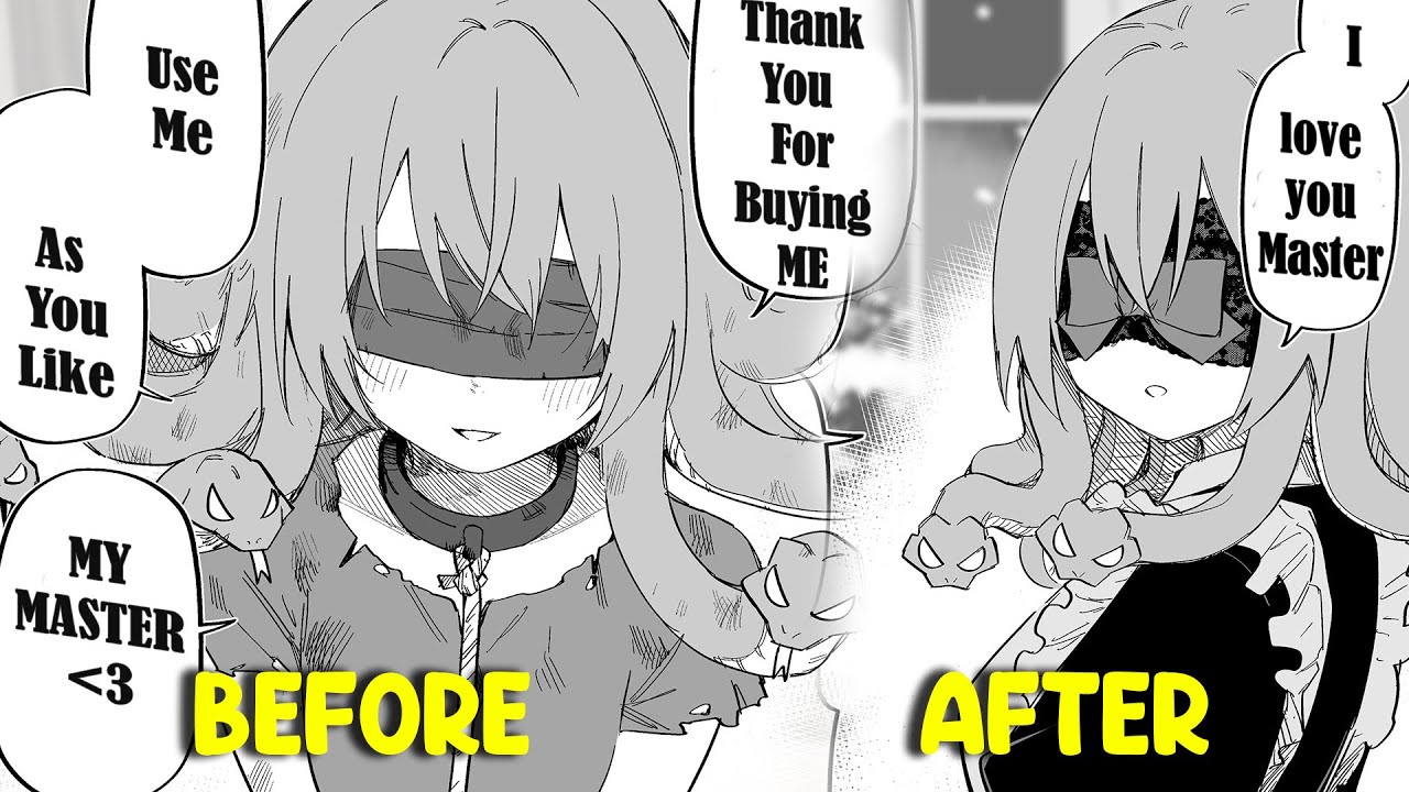 STRAY TSUNDERE MEDUSA SLAVE  Abandoned Bought by High Merchant Trying to Turned him to Stone #manga