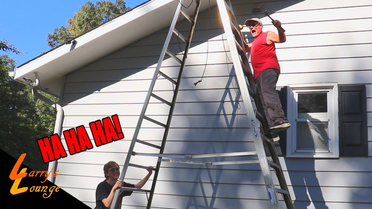 He's Afraid of Heights!
