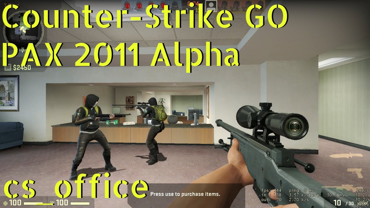 Counter-Strike Global Offensive (PAX 2011 Prototype) cs_office bot gameplay - January 2026