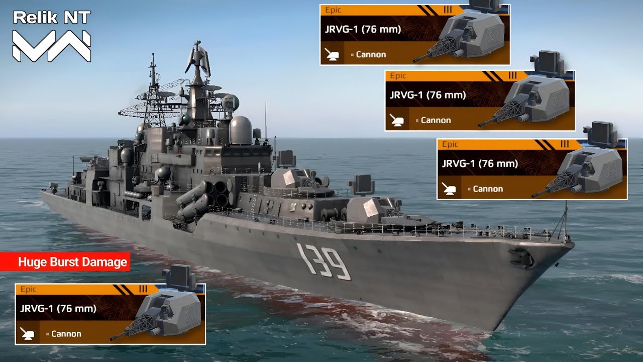Ningbo With 4x JRVG-1 (76 mm) Cannon😅 Modern Warships 