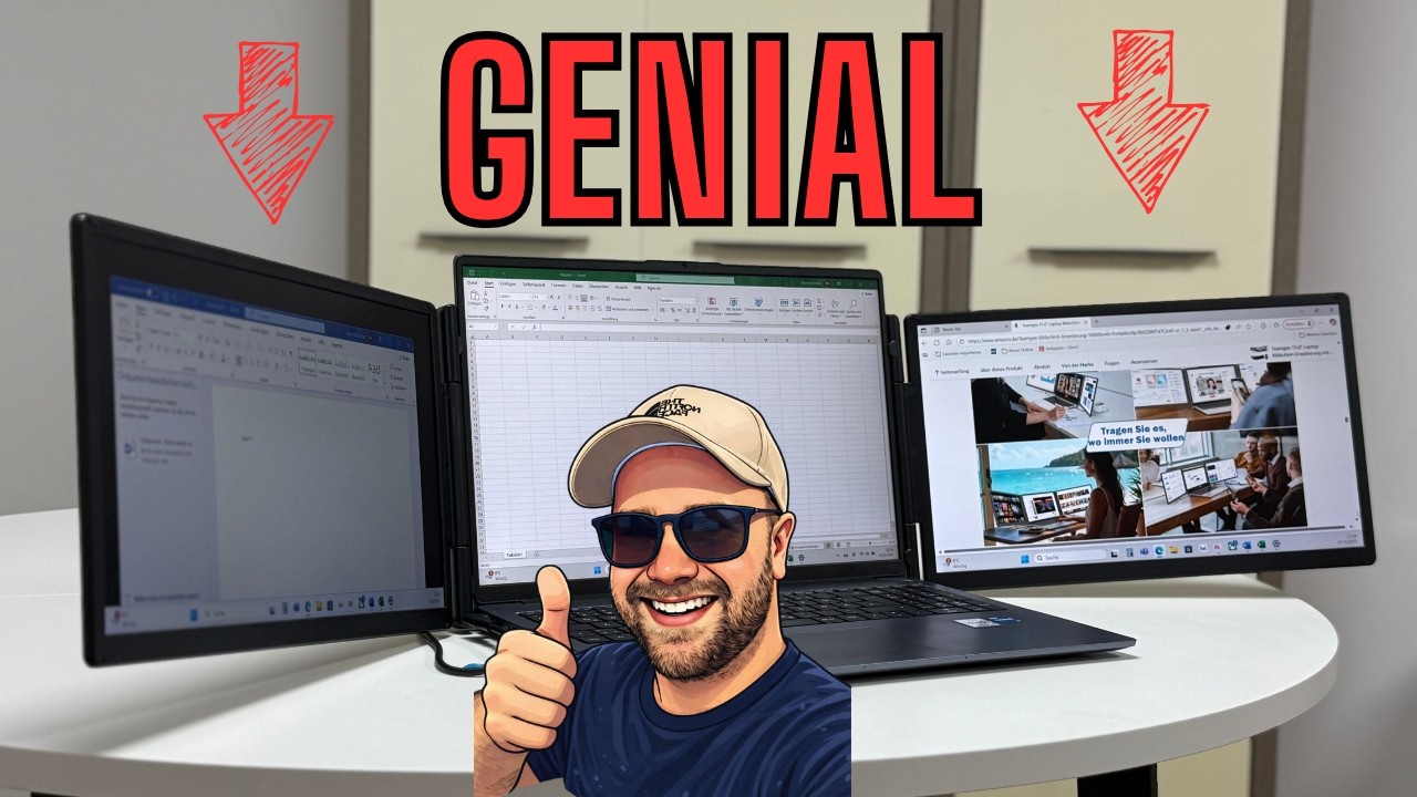Genialer mobiler Zweitmonitor! 💻 Teamgee 15.6" im Test – perfekt fürs Homeoffice & Reisen