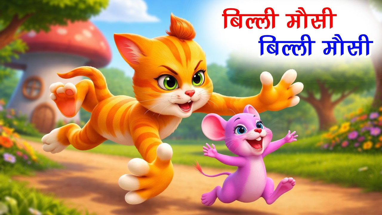 Billi Mausi Billi Mausi Kaho Kahan Se Aayi Ho + Many More Popular Rhymes For Kids | Hindi Rhymes