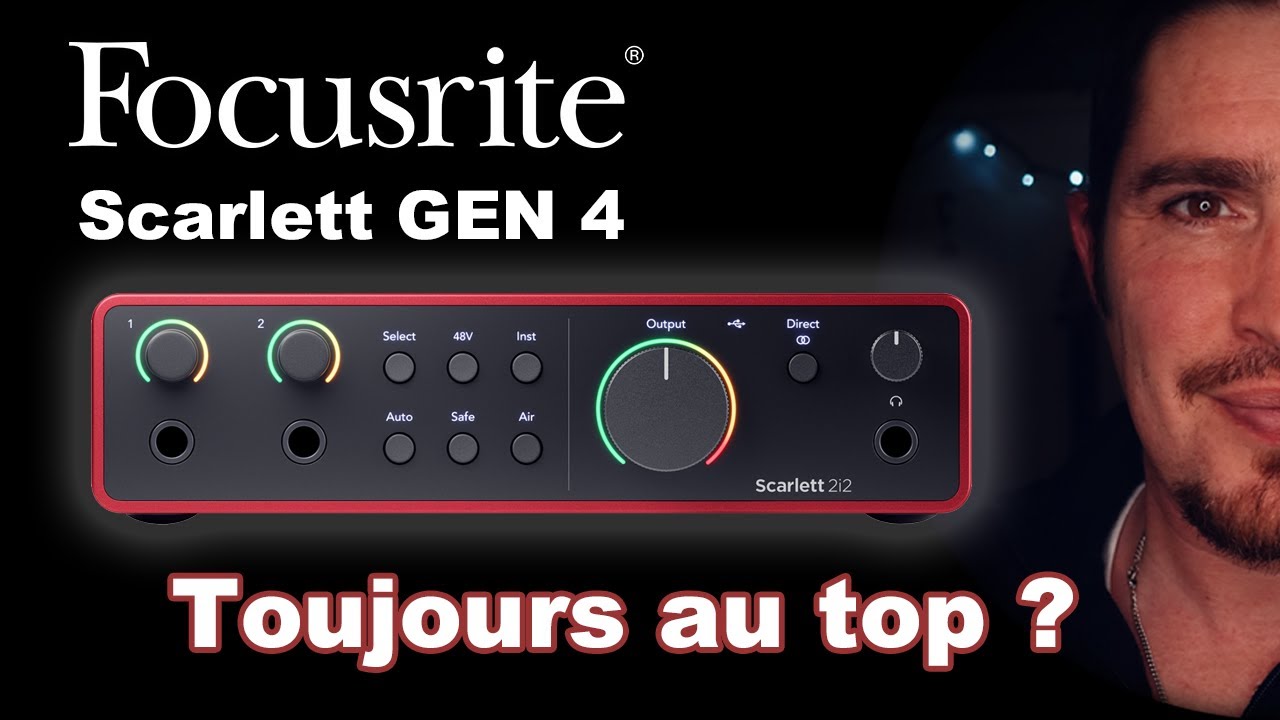 Focusrite Scarlett 2i2 GEN 4: Ca vaut quoi ?