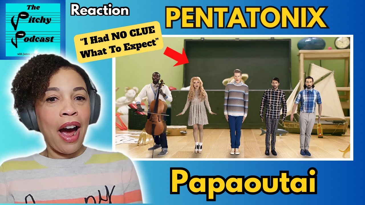Смотрите, я в полном восторге! 🌟 Реакция на эпичный кавер Pentatonix на песню 'Papaoutai'!