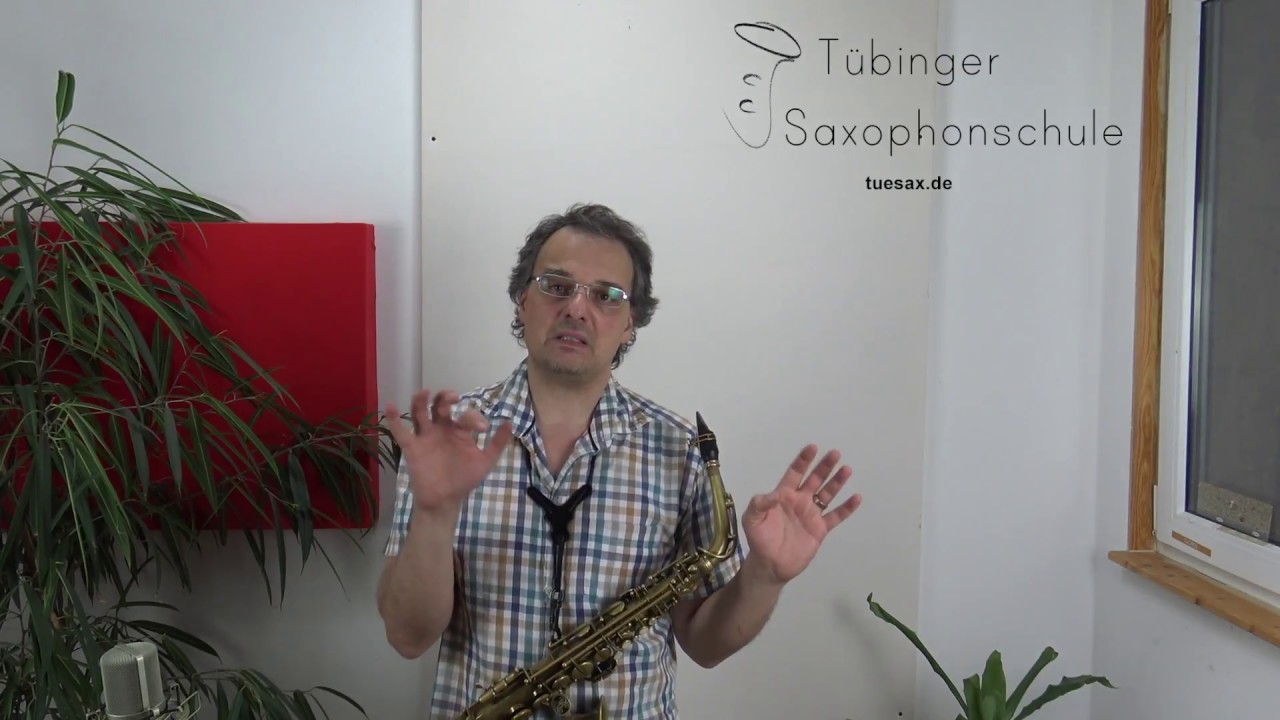 Saxophon-Anf&auml;nger: Zunge weglassen!