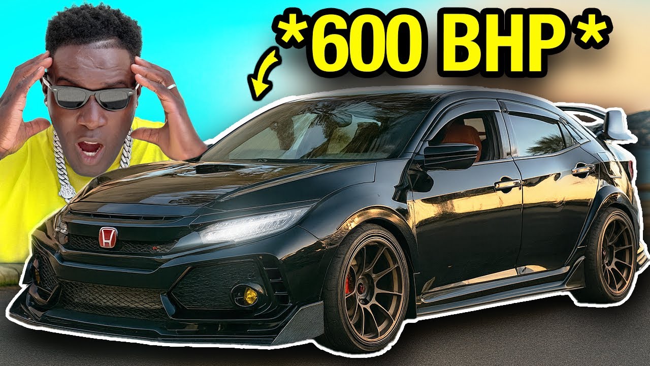 *100 MPH* WHEEL SPINS IN A 600 BHP CIVIC TYPE-R!