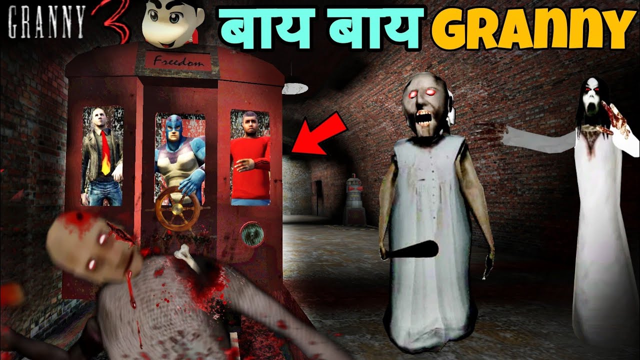Rope Hero Tipson & Superhero Will Go To Granny Grandpa House || Granny Train Escape Horror Video