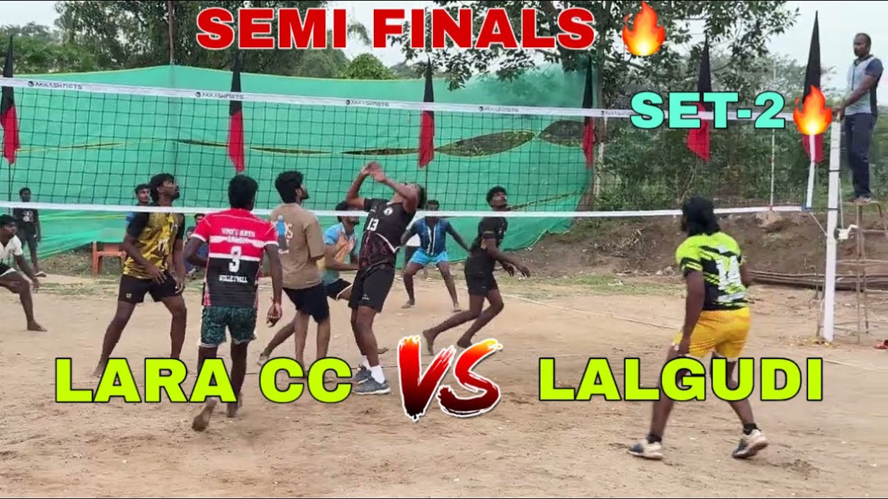 FIGHTING MATCH🔥SEMI FINALS🔥SET-2🔥LARA CC 🆚 LALGUDI🔥💕 @allurvolleyballclub 