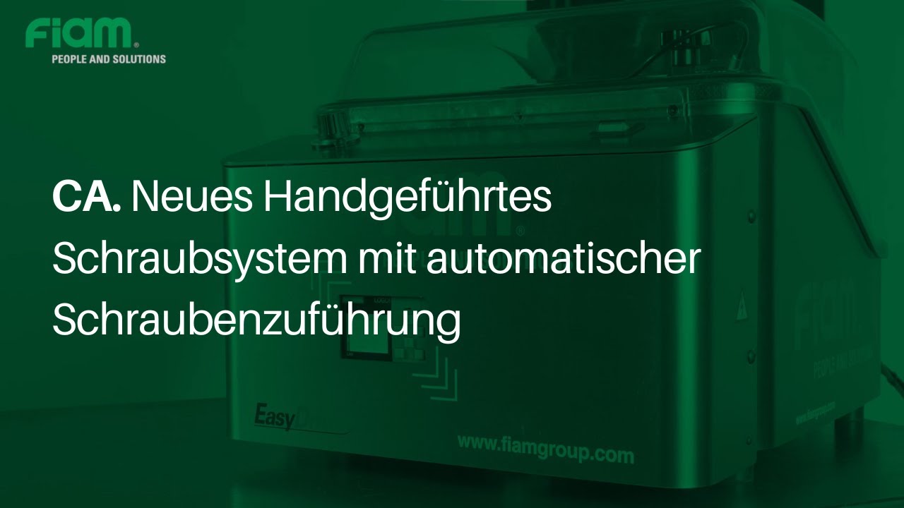 CA: neues Handgeführtes Schraubsystem mit automatischer Schraubenzuführung