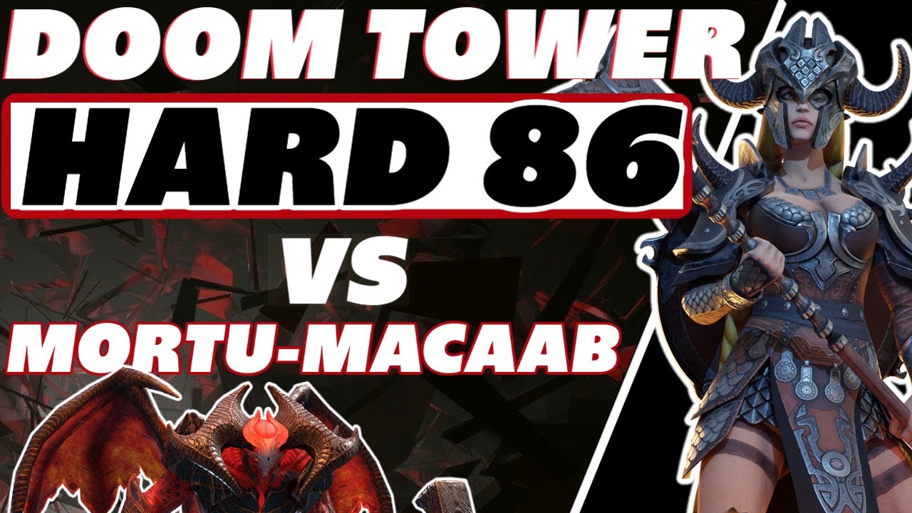 Doom Tower 86 HARD - Kantra vs Mortu-Macaab Raid Shadow Legends Doom Tower 86 guide