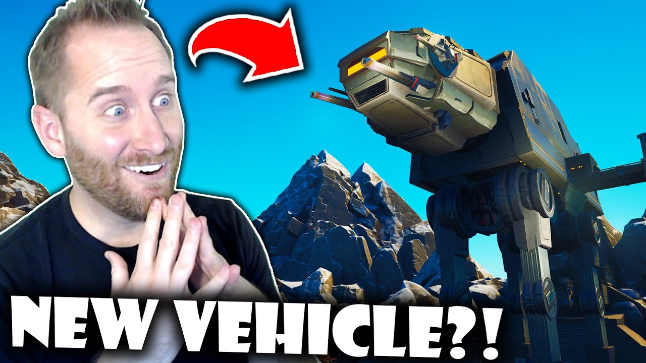 DRIVABLE Star Wars Walkers in Fortnite?!