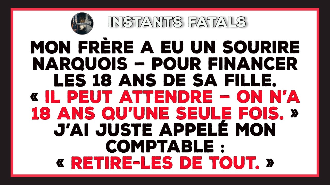 J’annule L’opération Du Fils À 7 400 $ ; Mon Frère Sourit Pour Financer L’anniversaire De Sa Fille.
