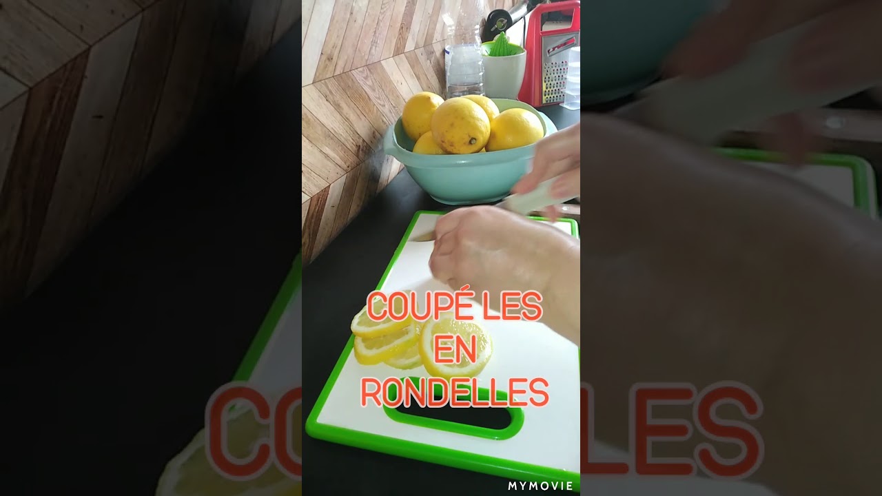 Comment congeler des citrons au congélateur 🍋🍋🍋