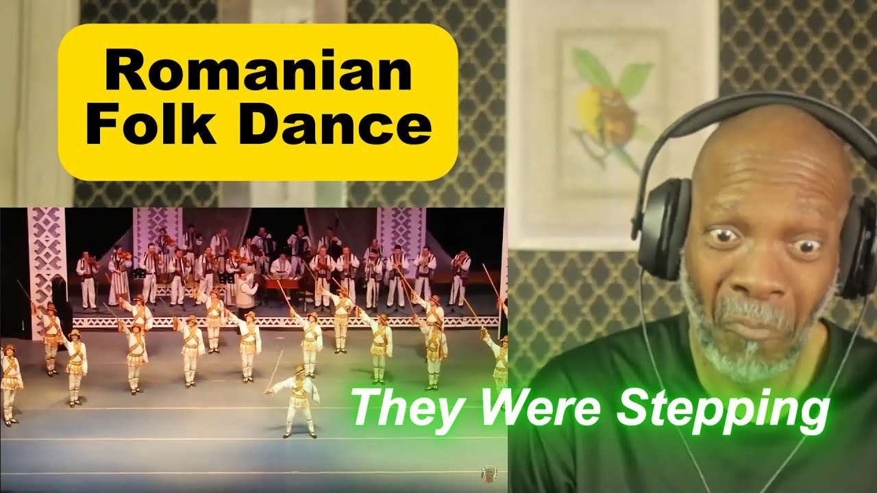 Mr. Giant Reacts The fastest Romanian Folk Dance (Calusarii din Moldova)