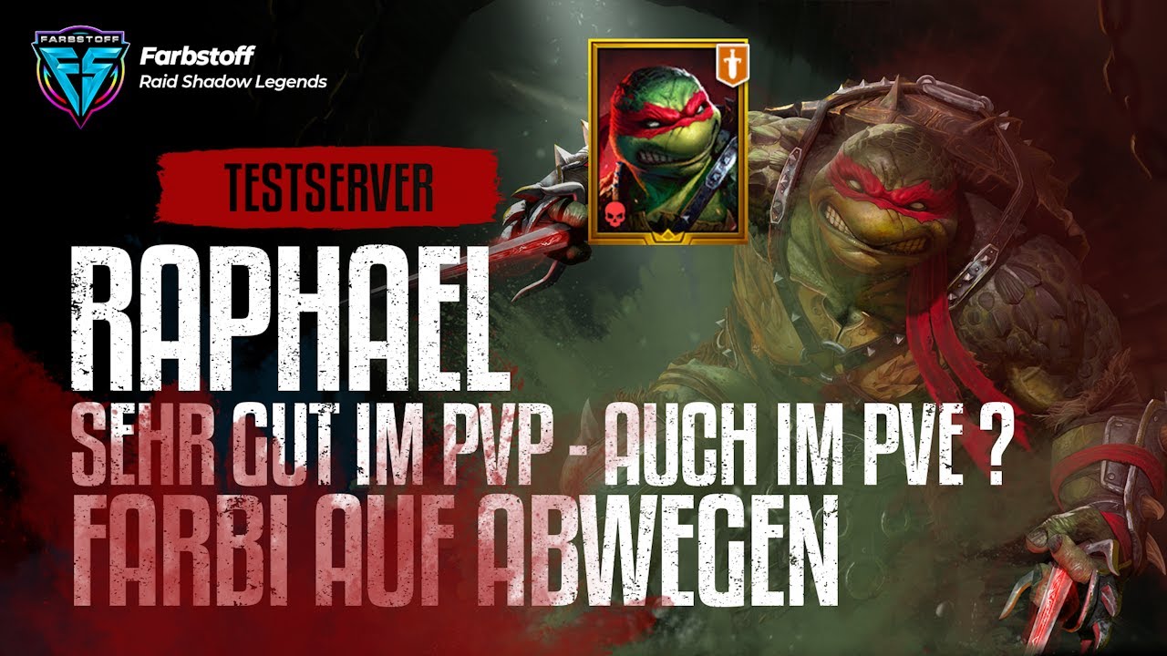 Raid: Shadow Legends - Raphael - Der PvP Held unter den Turtles - Also muss ich wohl ins PVP :)