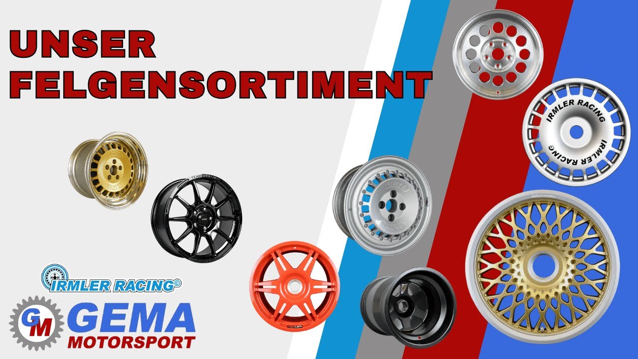 Vorgestellt: Felgensortiment von IRMLER RACING&copy; und GEMA Motorsport
