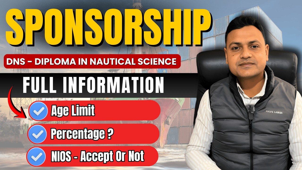 DNS Sponsorship 2026 FULL DETAILS | Eligibility, Age Limit, 12th PCM %, NIOS Reality Check
