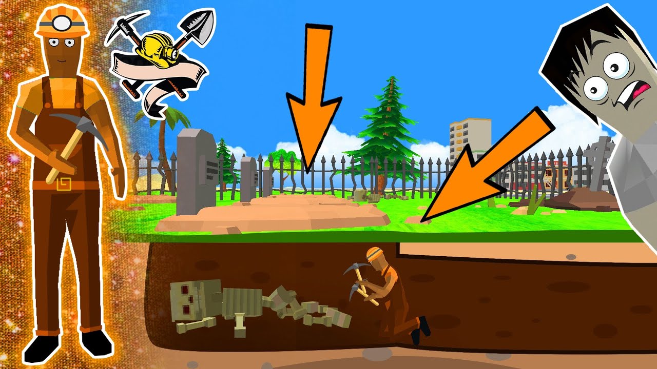 jack becomes a miner 👷👷 in dude theft wars
