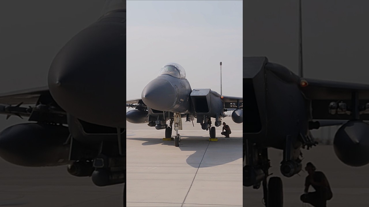 USAF F-15E Strike Eagles during exercise Agile Spartan 25.2