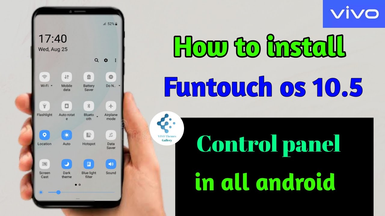 How to install Funtouch os 10.5 control panel in all android