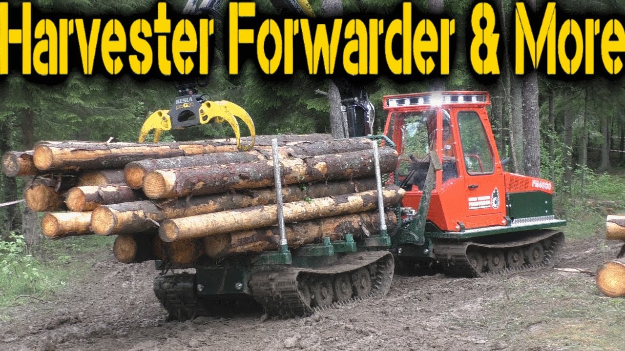 Swiss Tracked Forwarder FM4060 | Miniforwarder | Elmia Wood 2017