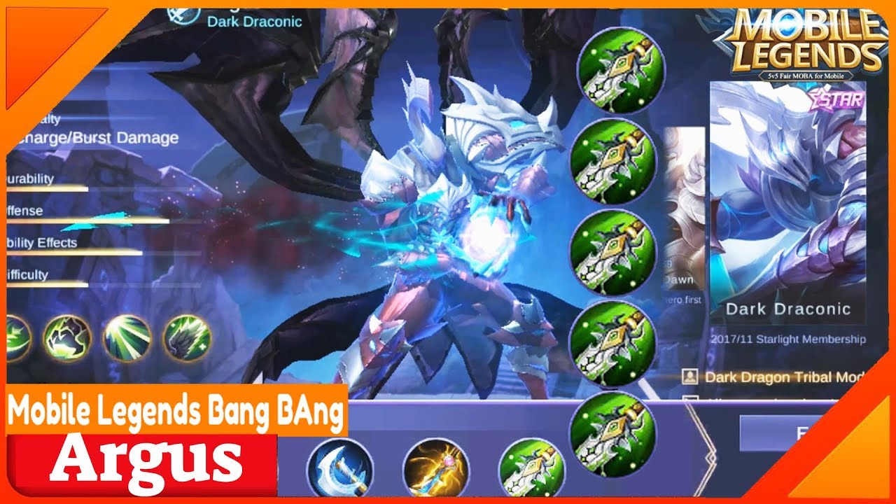 Argus Mobile Legends | no.1 Fighter-immortality with death Mobile Legends