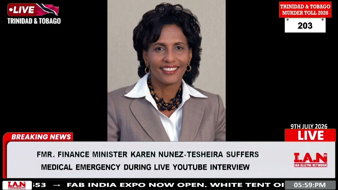Former finance minister collapses during live TV appearance&mdash;