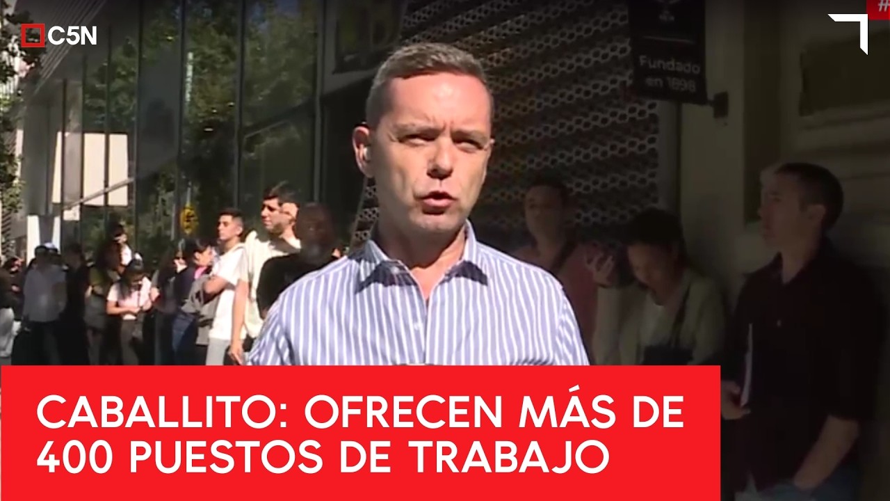 LARGAS FILAS por un PUESTO de TRABAJO