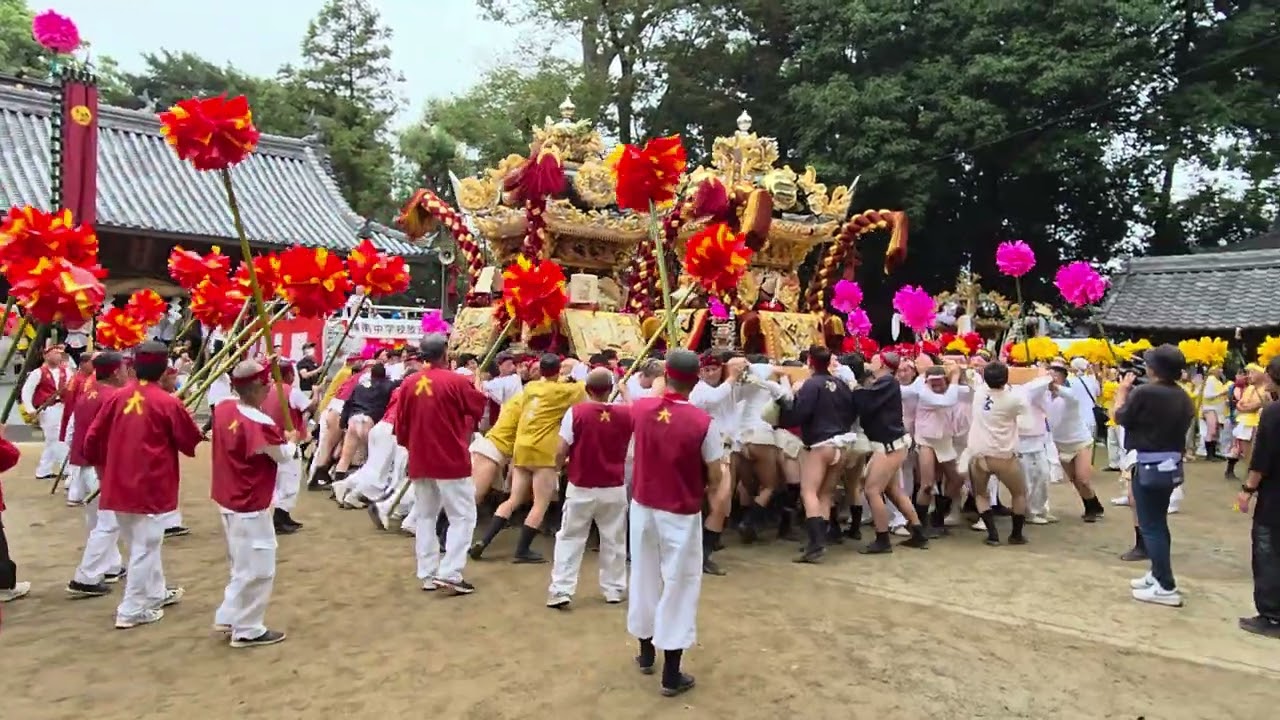2025年 播州秋祭り　本宮　宮入　宮脇vs 大澤