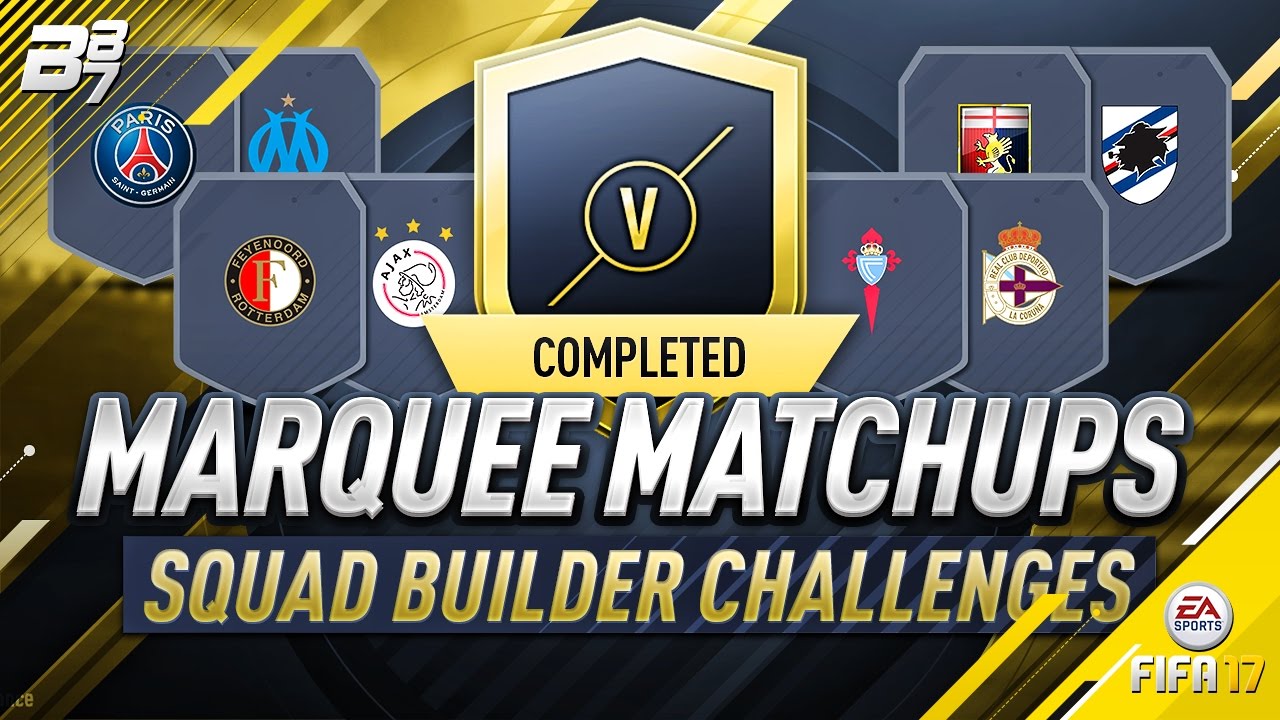 MARQUEE MATCHUPS SQUAD BUILDER CHALLENGE DONE CHEAP! FIFA 17 ULTIMATE TEAM