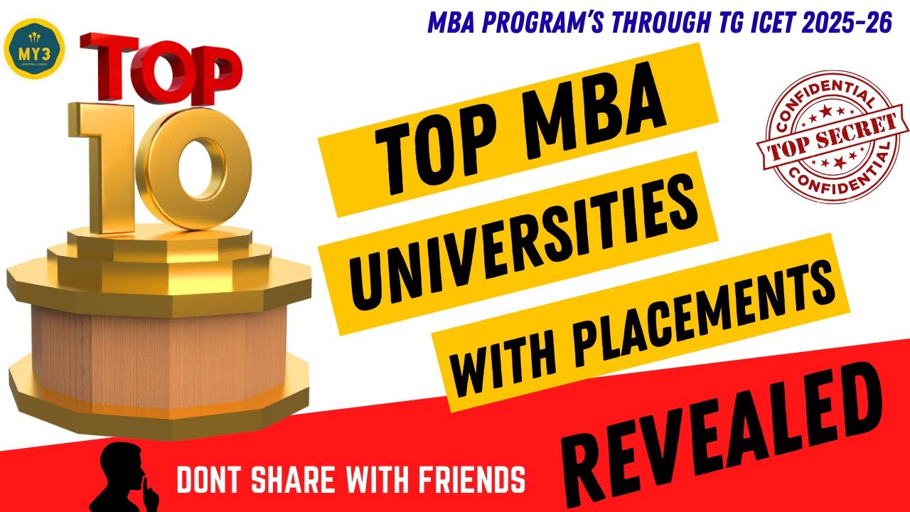 📌 TG ICET 2025 MBA Colleges List | Top 10 Universities, Fees, Cutoffs, Admissions Explained