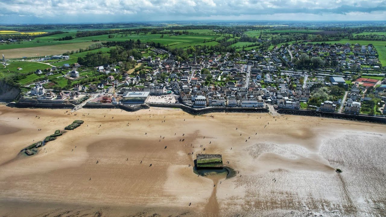 Arromanches-les-Bains en vidéo 5k