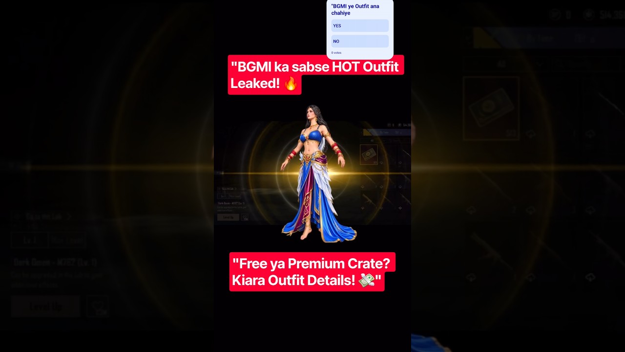 ​Kiara Outfit LEAKED in BGMI!🔥(Must Watch) #BGMI#BGMIShorts#KiaraAdvani#ViralShorts #viralpicture