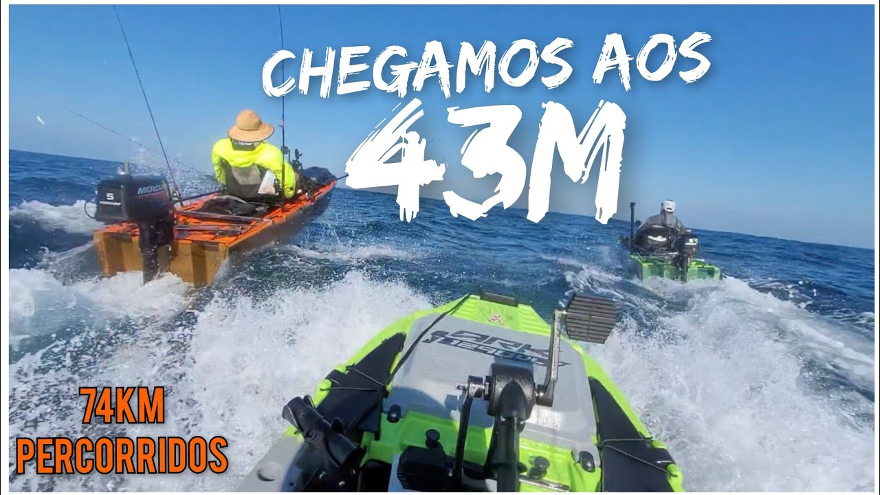 We sailed up to 43m / Kayak ARK 1290 / 5HP and 9.8 HP engines