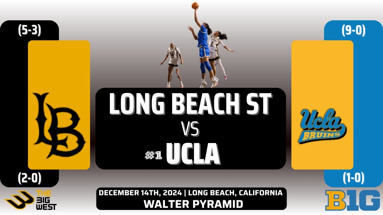 Long Beach State vs No. 1 UCLA | NCAA Women's Basketball | 12.14.24